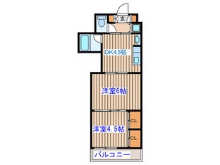 クレスト連坊の物件間取画像